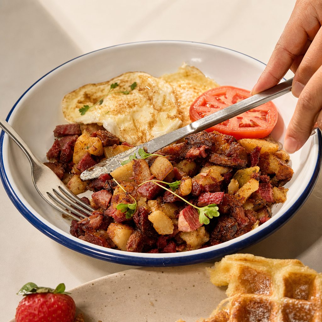 Corn Beef Skillet.